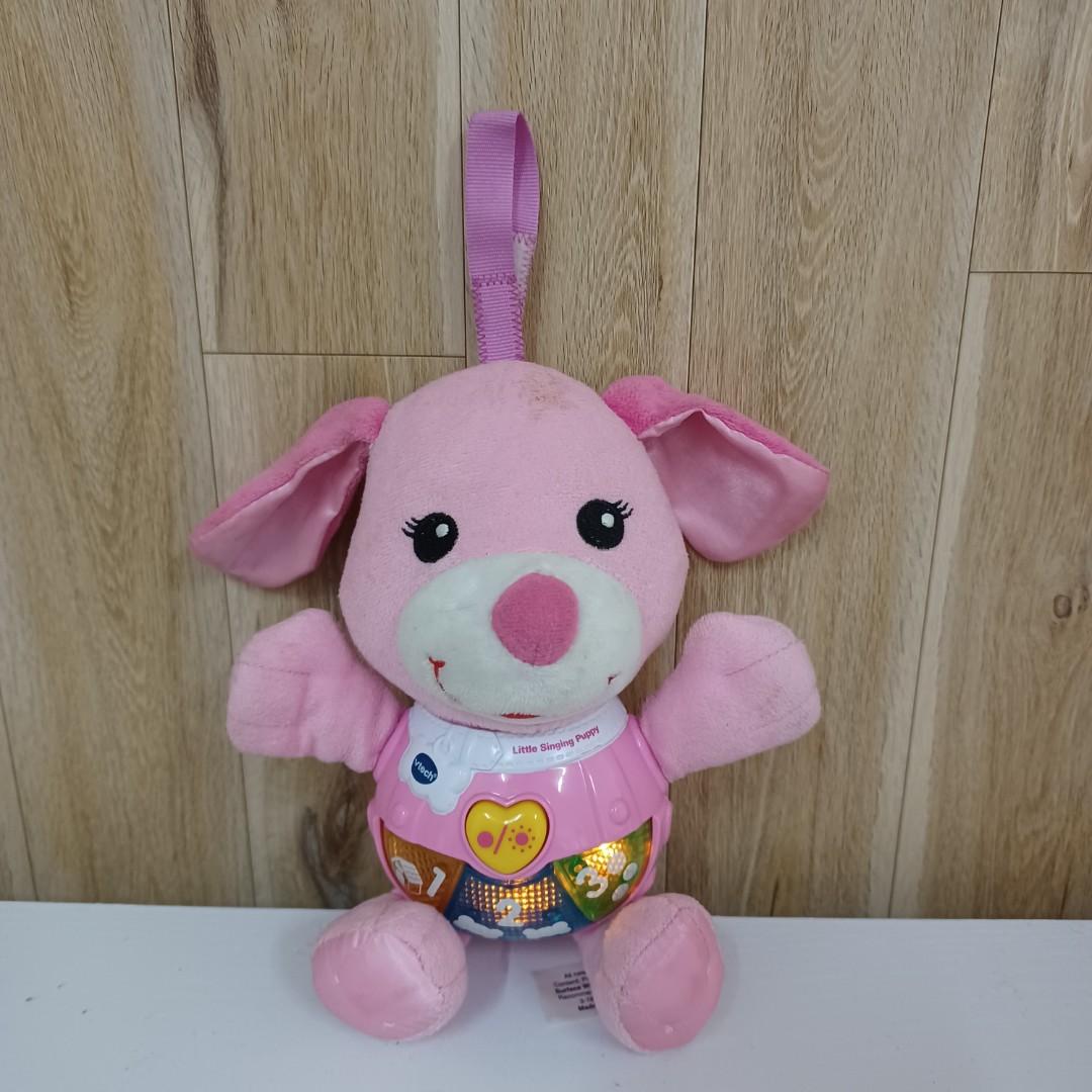 Vtech little singing puppy pink clearance