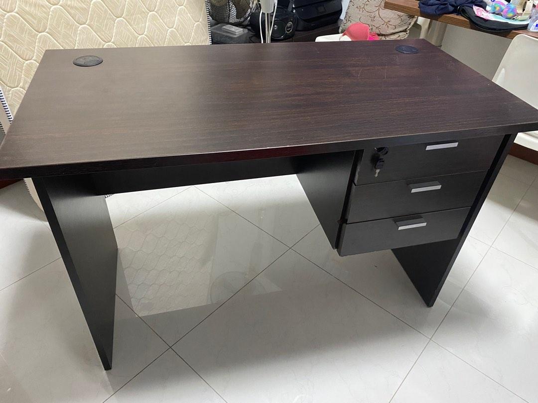 Well Used Study Table, Furniture & Home Living, Furniture, Tables & Sets on Carousell