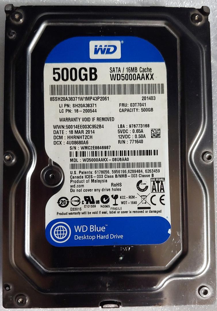 Wd caviar blue 500gb discount