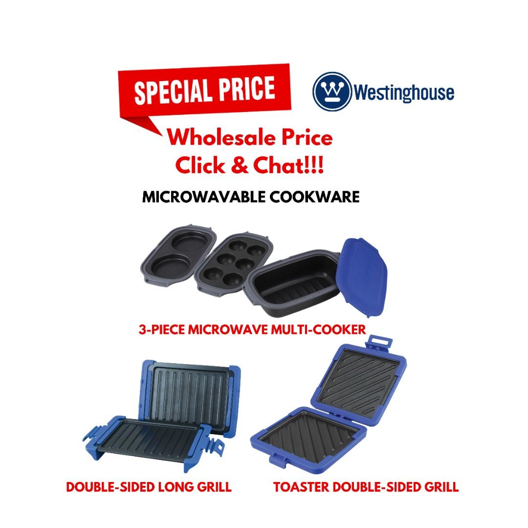 Westinghouse Multi-Cookware for Microwave Pans, 3-Piece Set