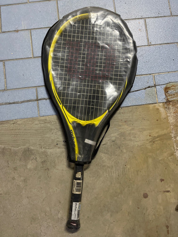 Wilson Tennis Court Zone Racket, Sports Equipment, Sports & Games, Racket & Ball Sports on Carousell