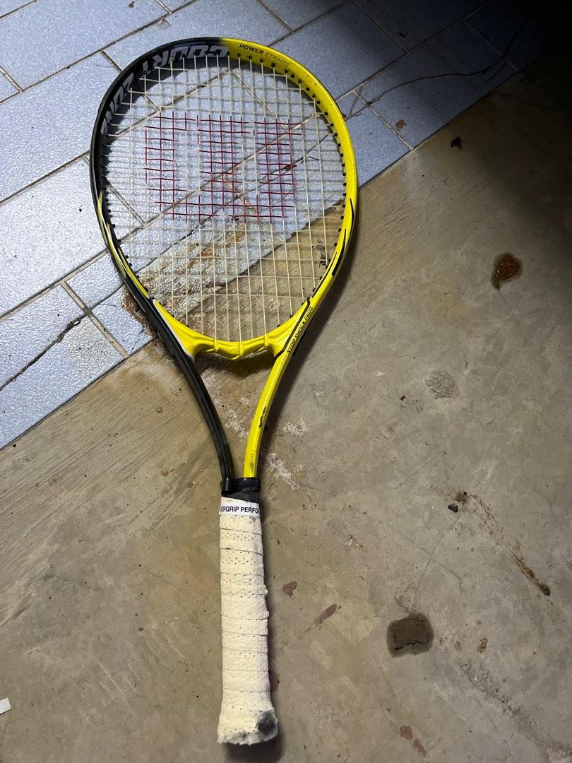 Wilson Tennis Court Zone Racket, Sports Equipment, Sports & Games, Racket & Ball Sports on Carousell