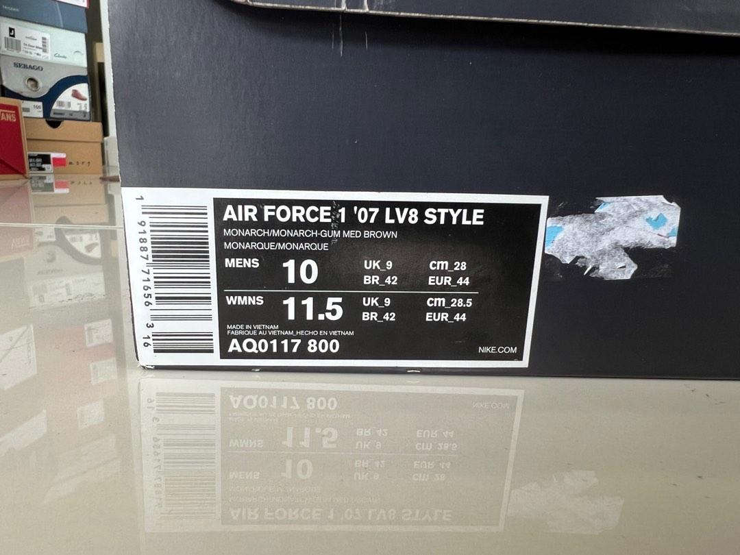 Nike Air Force 1 '07 Lv8 Style Monarch, AQ0117-800