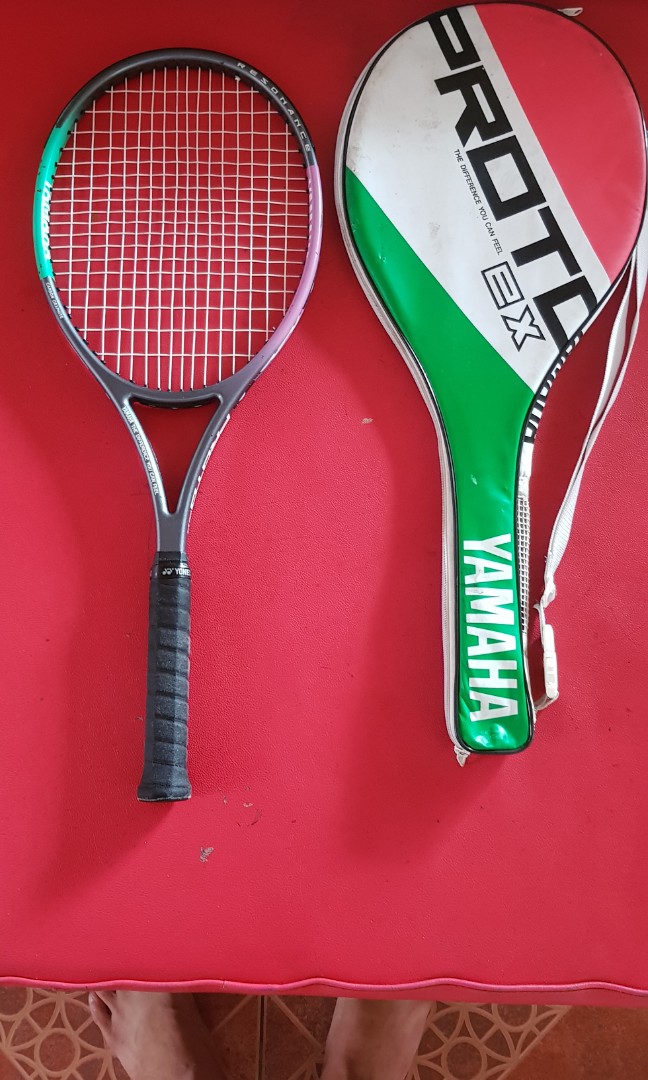 Yamaha tennis racket, Sports Equipment, Sports & Games, Racket and Ball