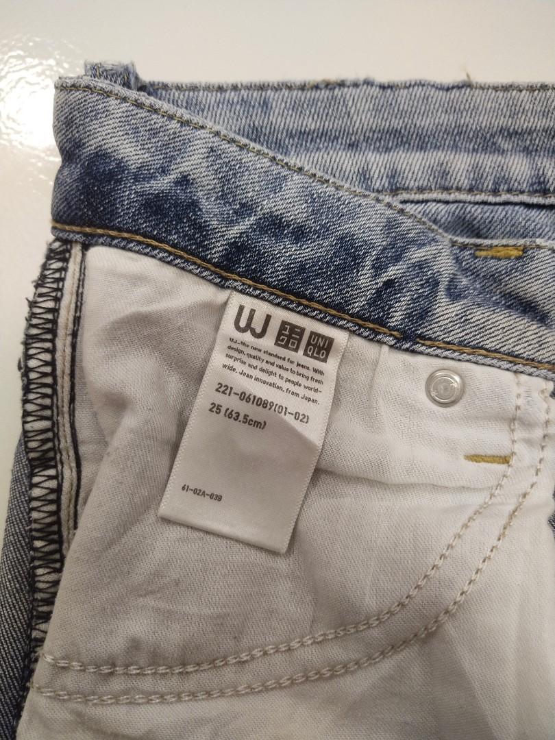 Quần Jean Uniqlo nam  Blue Stretch Denim Jeans