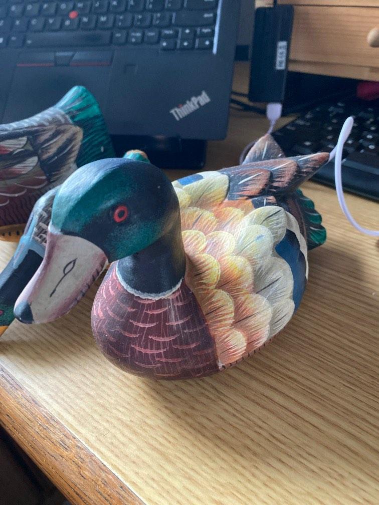 3 wooden duck, Furniture & Home Living, Home Decor, Other Home Decor on