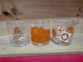 3pcs Star BB8 Glass collection set