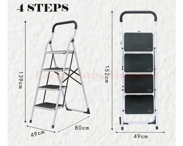 4 Step Foldable ladder, Furniture & Home Living, Home Improvement & Organisation, Ladders