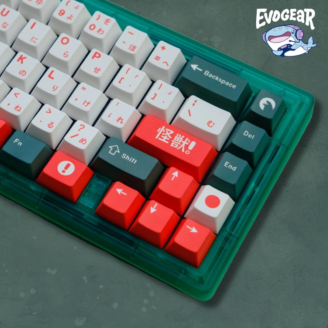 {SG LOCAL STOCK} Kaiju Keycaps (not keyboard) Japanese Keycaps
