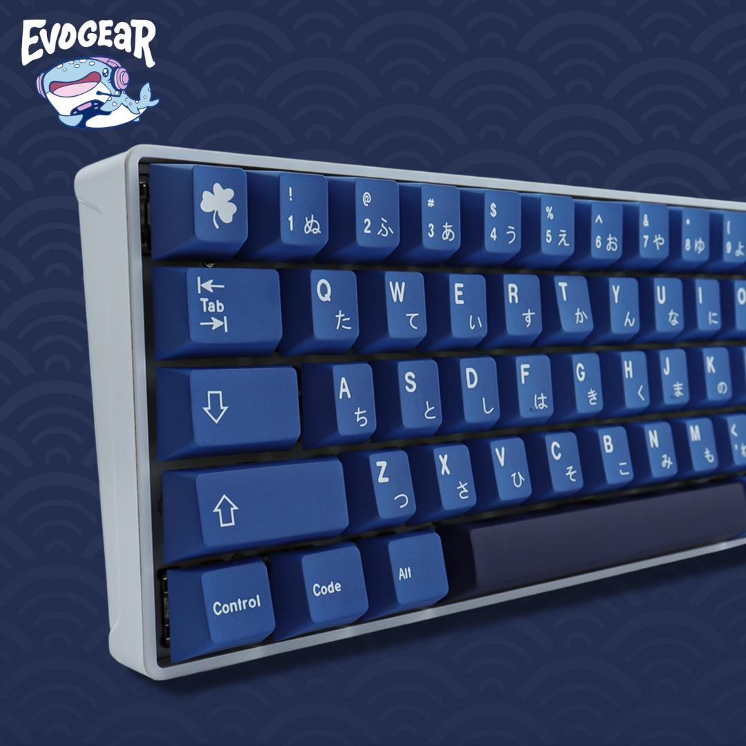 {IN STOCK} Striker (Blue) Keycaps Japanese Keycaps Cherry Profile