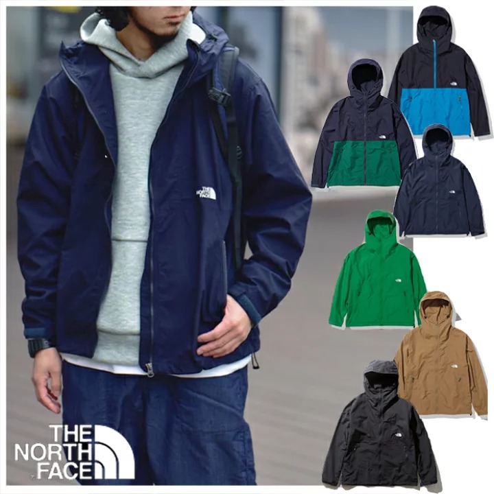 日本THE NORTH FACE COMPACT JACKET 多功能風褸, 男裝, 外套及戶外衣服