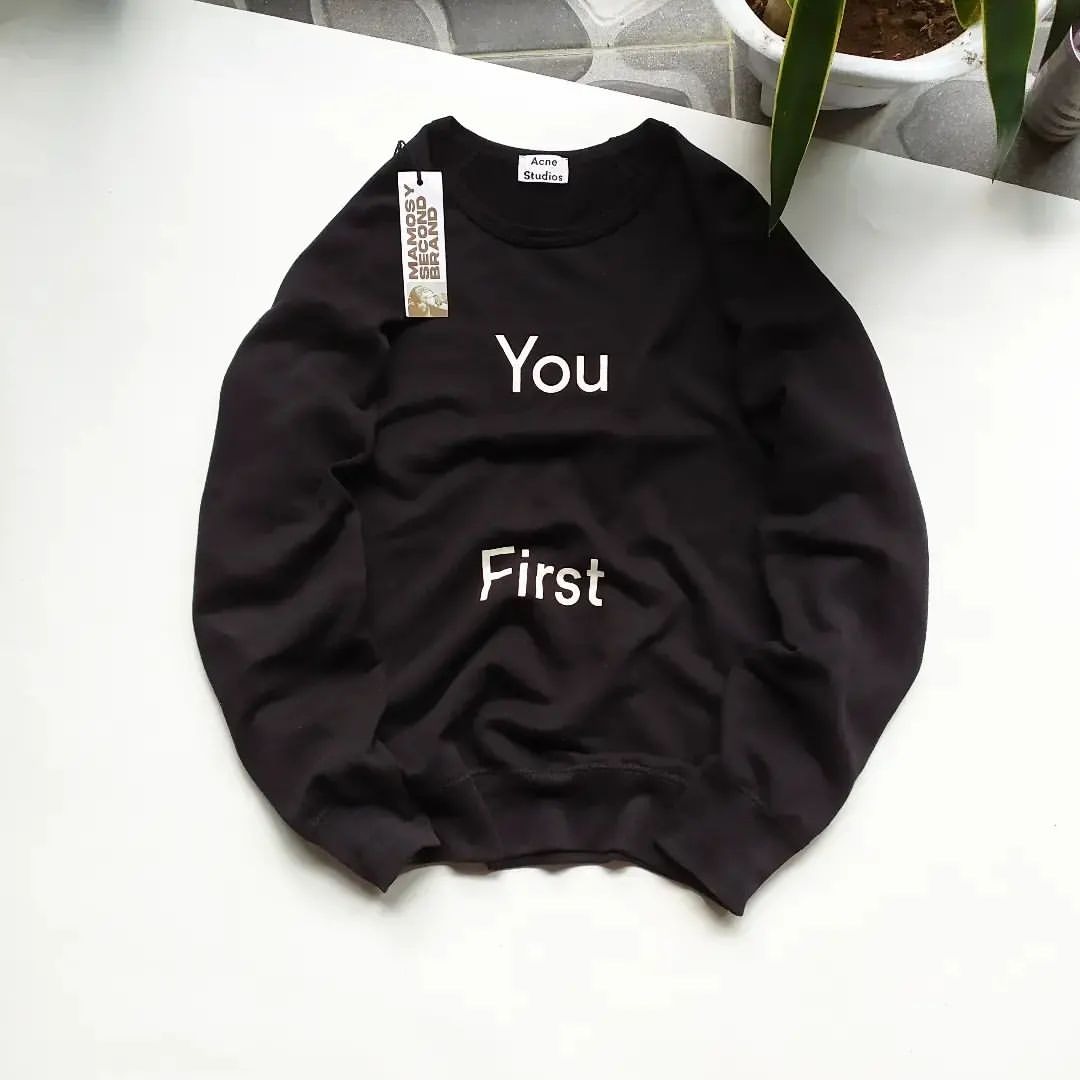 Acne you first sweatshirt top