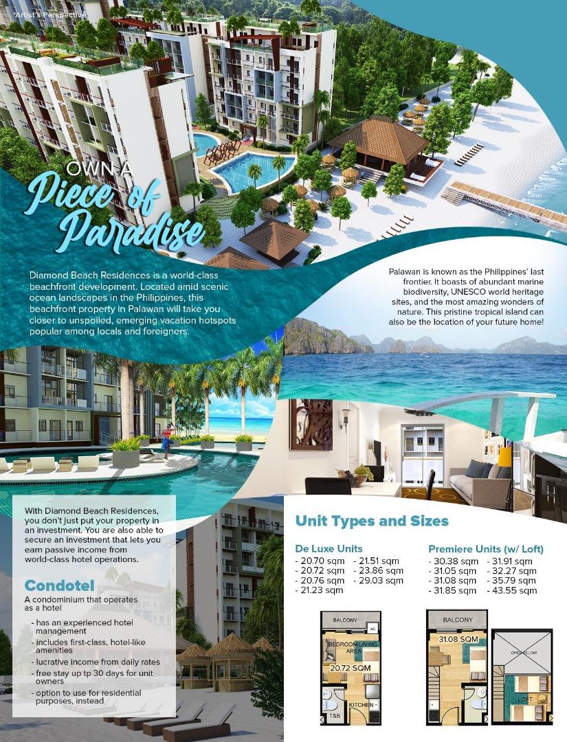 Affodable World Class Beach Front Condominium in Palawan Philippines ...