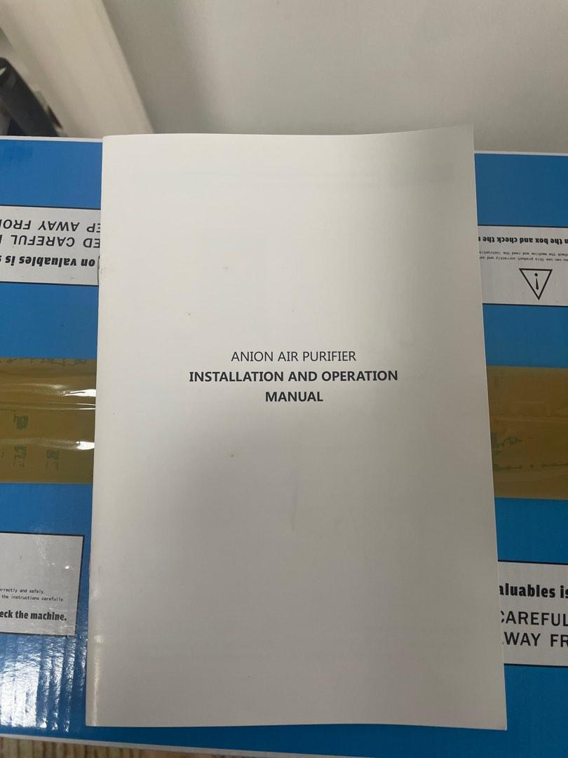 Alano air purifier manual new arrivals