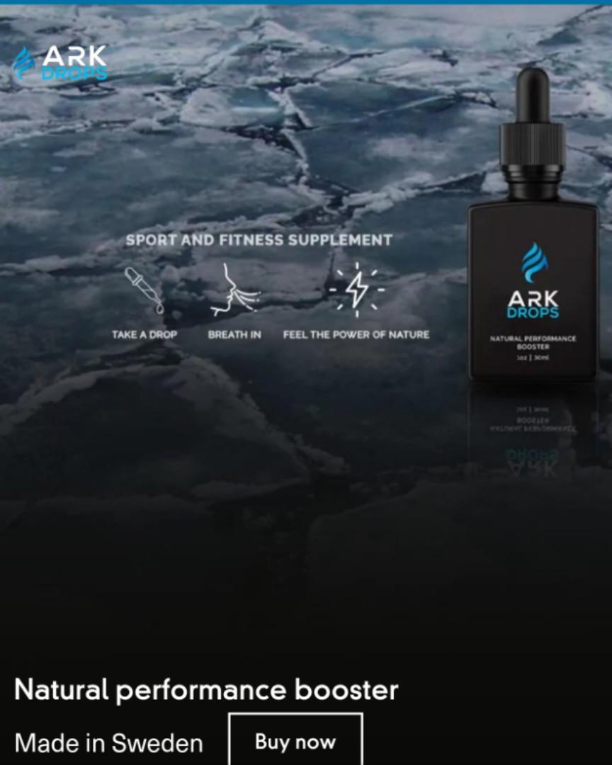 Ark Drops performance booster for athletes., Health & Nutrition, Health ...