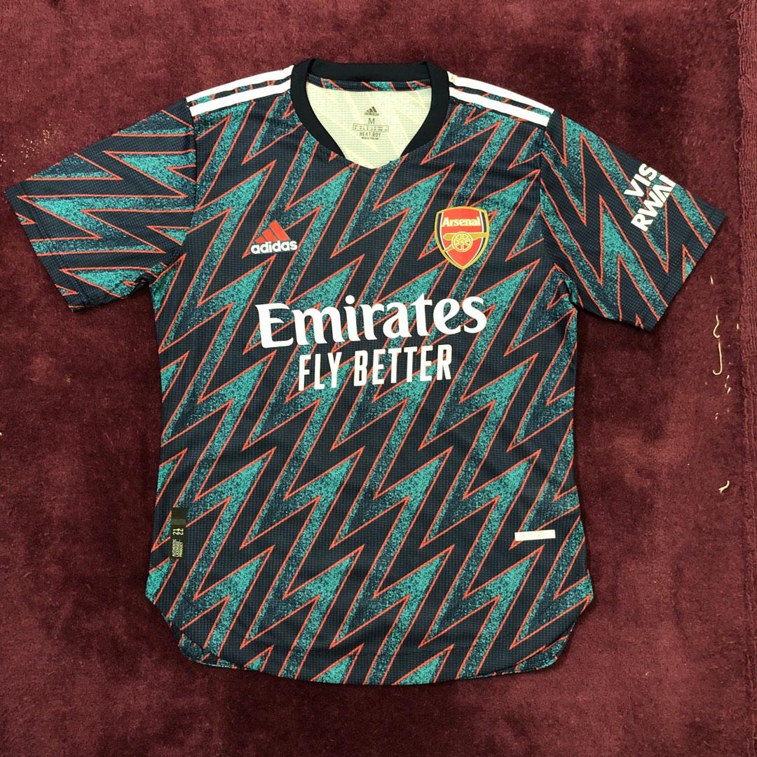 Arsenal 3rd Kit 2021 2022 Jersey Men s Fashion Activewear on