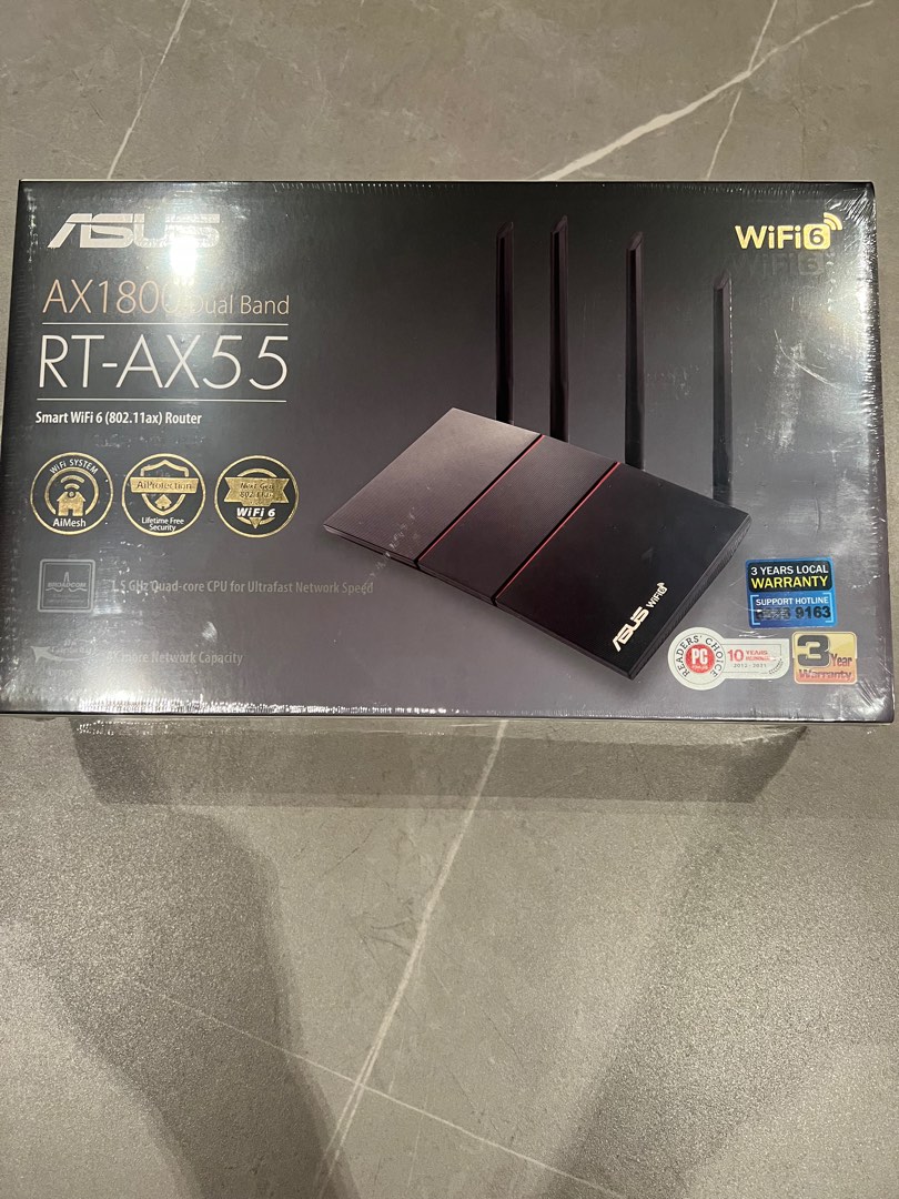 ASUS RT-AX55 router, Computers & Tech, Parts & Accessories, Networking ...