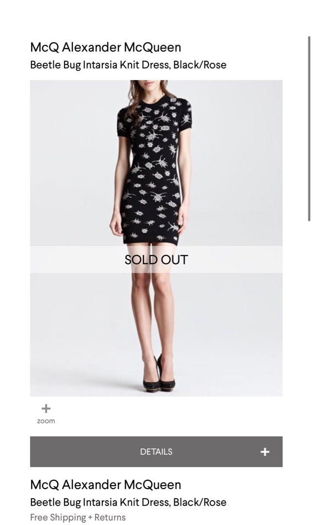Alexander mcqueen intarsia dress discount