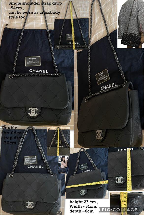 Chanel jumbo hotsell strap drop