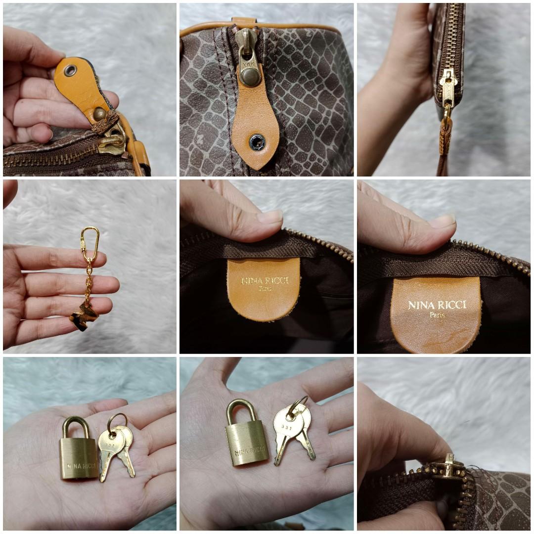 Authentic Nina Ricci Travel Bag, Women's Fashion, Bags & Wallets