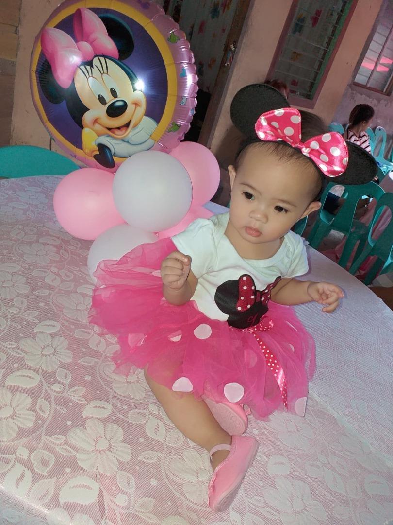 Pink Minnie Baby Girl Costume