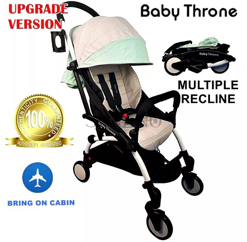 Baby throne compact stroller, Babies & Kids, Going Out, Strollers on