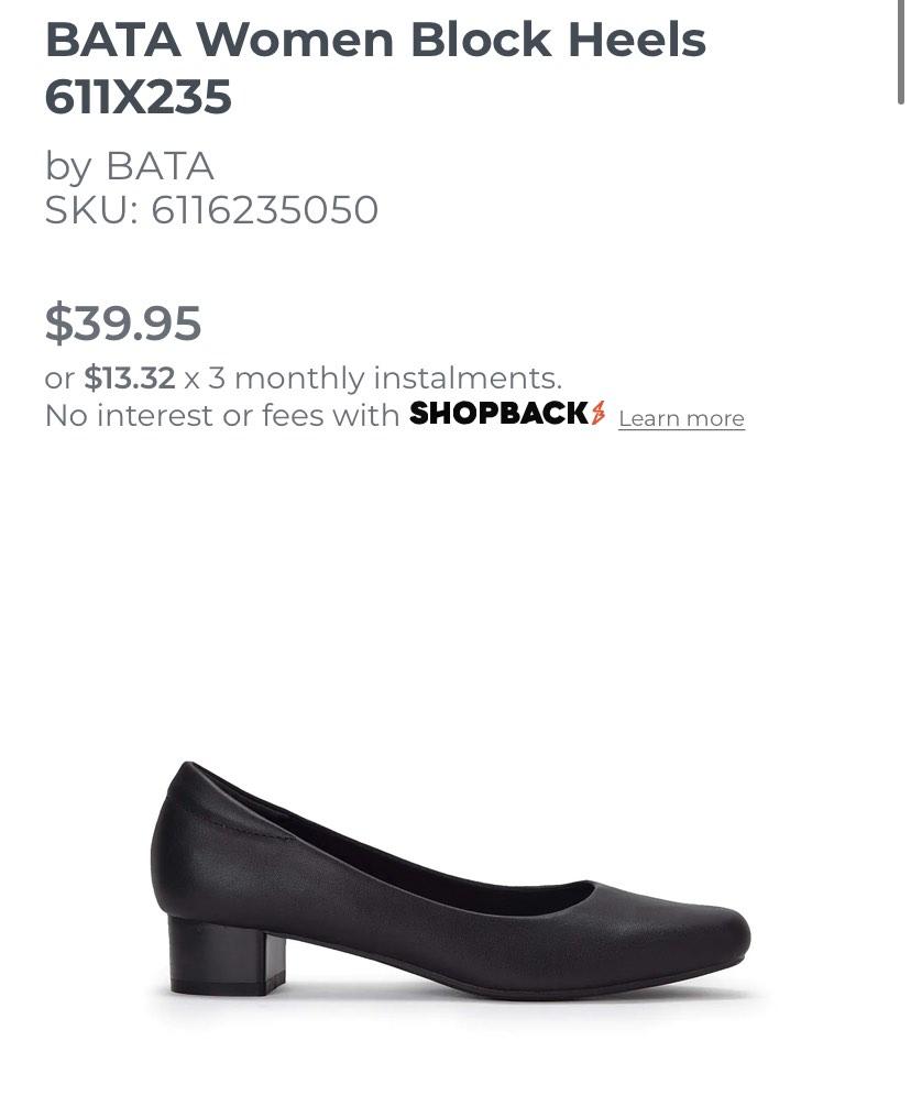 Bata ladies court shoes black size 7 Women s Fashion Footwear