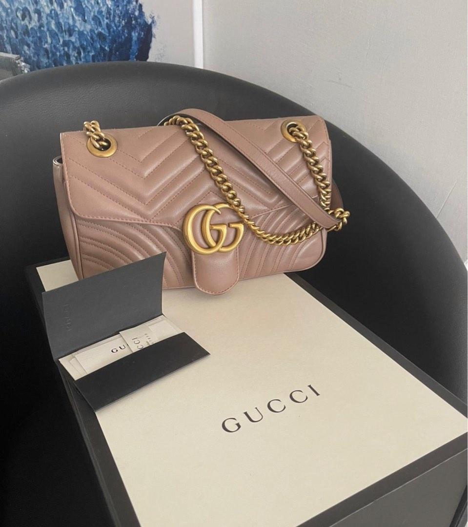 Beautiful GUCCI Marmont Matelass Shoulder Bag Medium