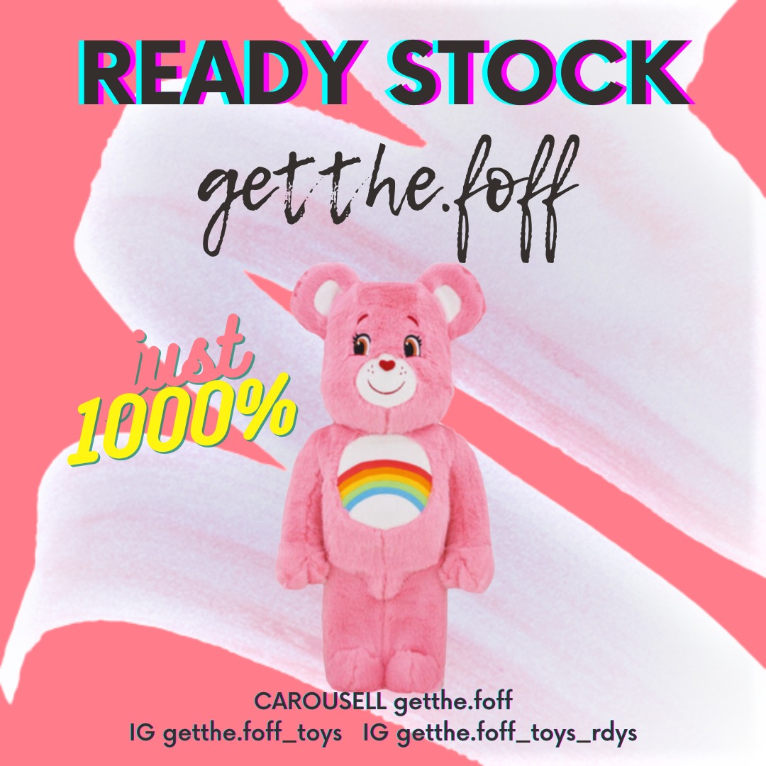 現貨 BE@RBRICK BEARBRICK CHEER BEAR(TM) CARE BEAR 