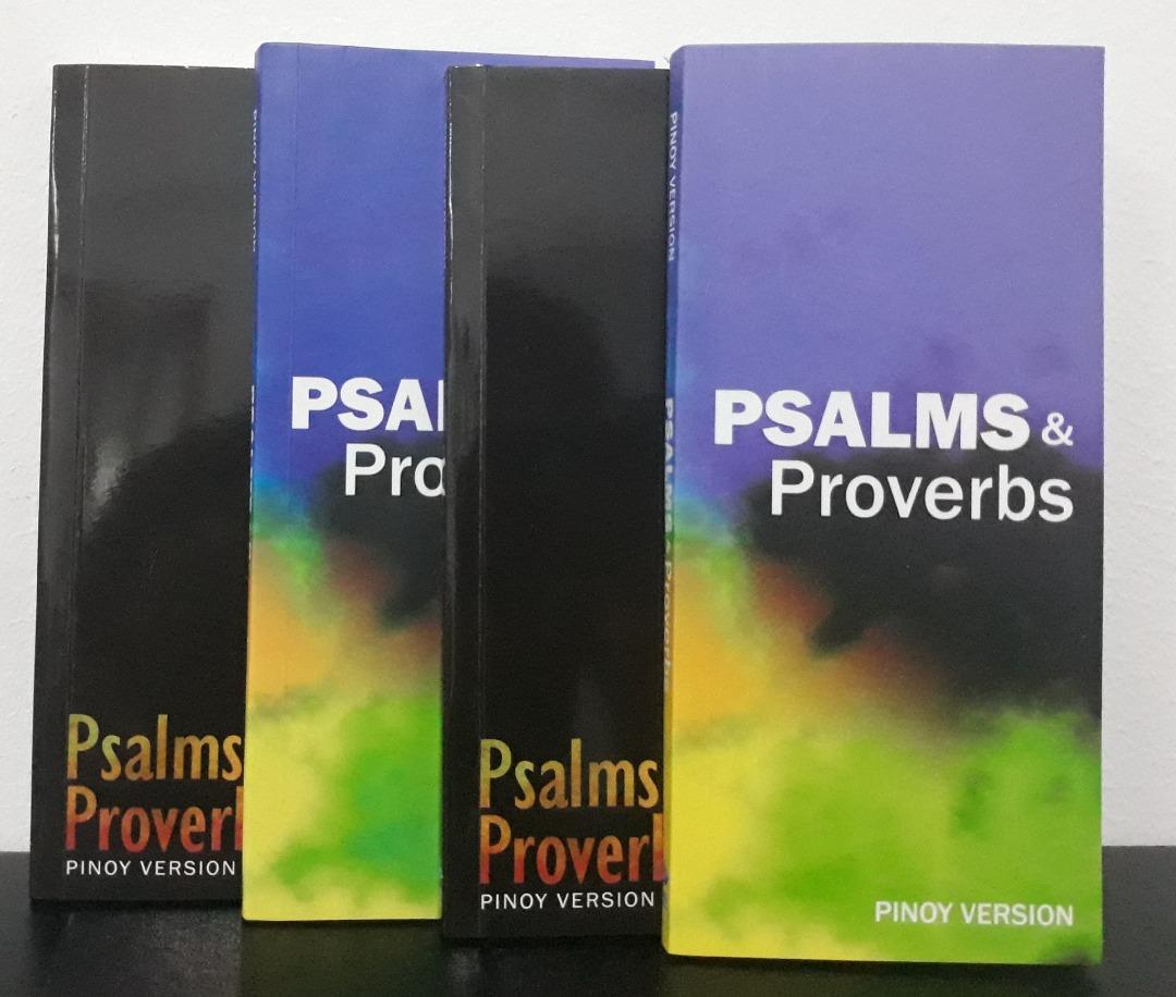 Bible - Psalms & Proverbs (Pinoy Version), Hobbies & Toys, Books ...