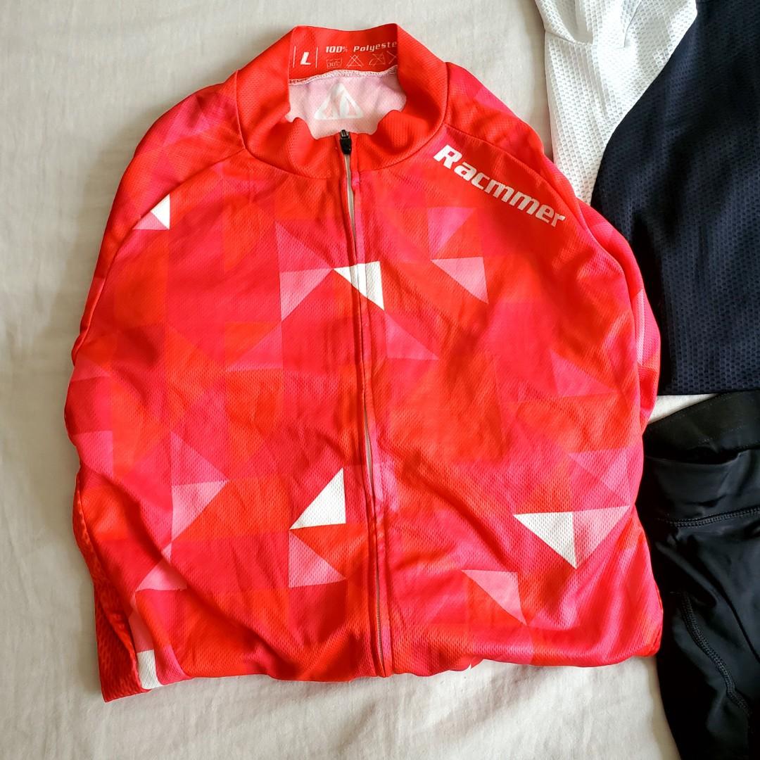 Bicycle Jerseys and Padded Shorts (6 pieces), Men's Fashion, Activewear