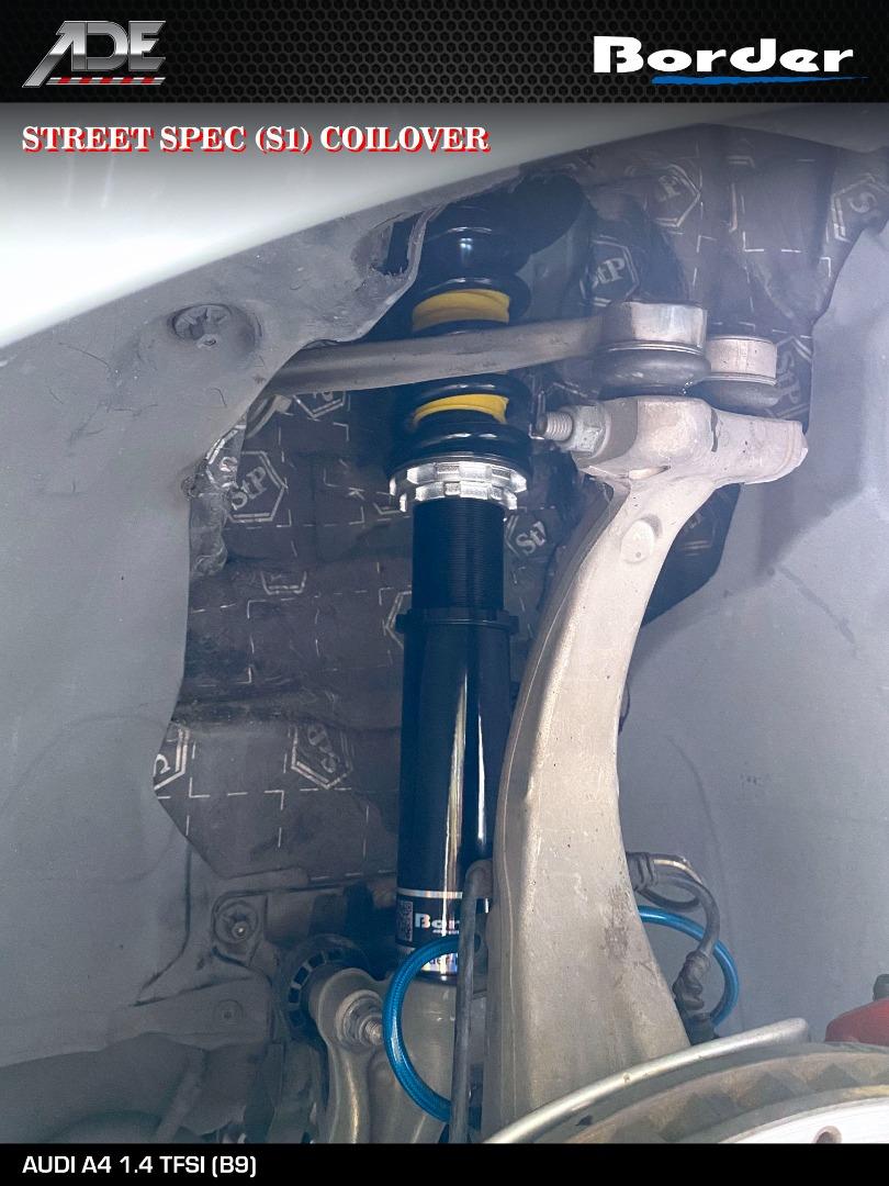 BORDER STREET SPEC (S1) COILOVER FOR AUDI A4 1.4 TFSI (B9), Car ...
