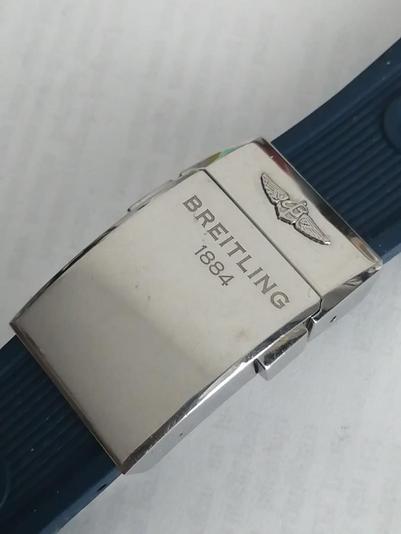 Breitling ocean racer rubber strap on sale
