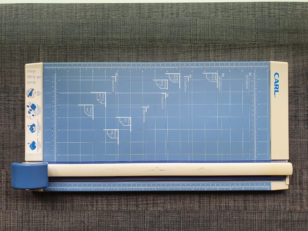 Carl Paper Cutter Trimmer A3 RT218 Made in Japan, Hobbies & Toys
