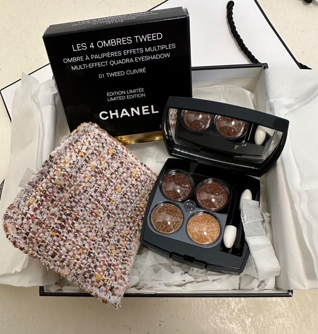 Chanel Limited Edition Eyeshadow 01 TWEED CUIVRE, Beauty & Personal Care,  Face, Makeup on Carousell