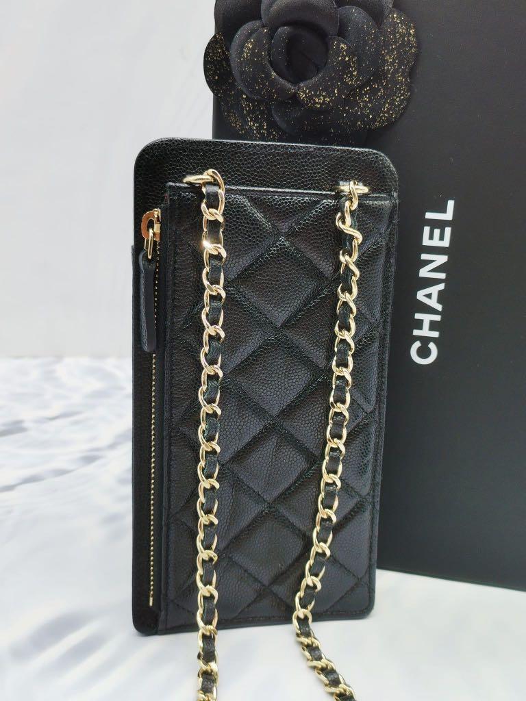 CHANEL PHONE CASE CHAIN CROSSBODY BAG, Luxury, Bags & Wallets on Carousell