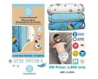 Charlie Banana Cloth Diaper - Little Twitter II