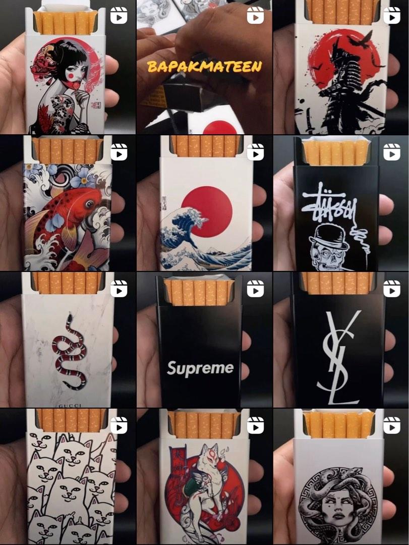 cigarette case singapore Antique Oriental / Manila Japan Hong Kong China Patna hard case that protects cigarettes without crushing them. S'pore to sell cigarettes in