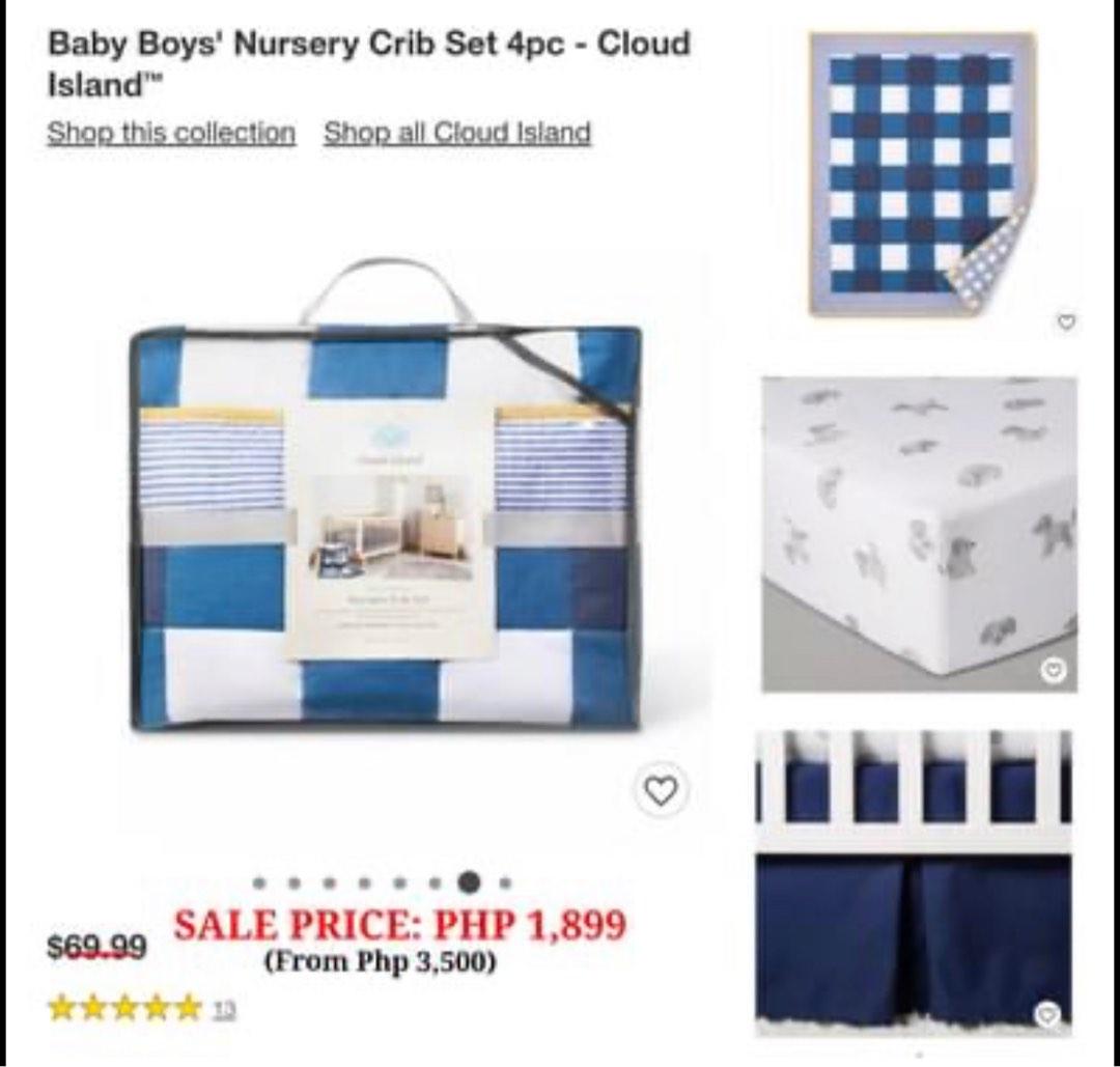 Cloud island crib set, Babies & Kids, Baby Nursery & Kids Furniture