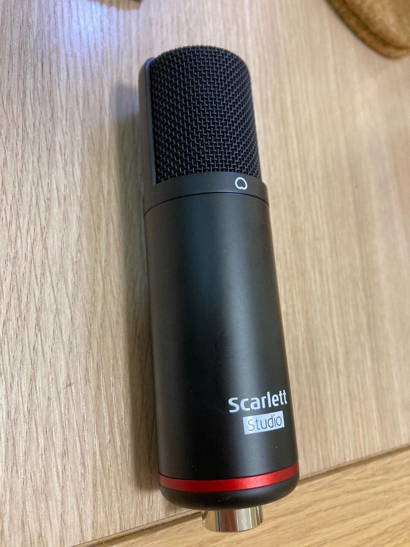 Focusrite Scarlett CM25 MkIII condenser microphone w/ XLR cable, 音響器材