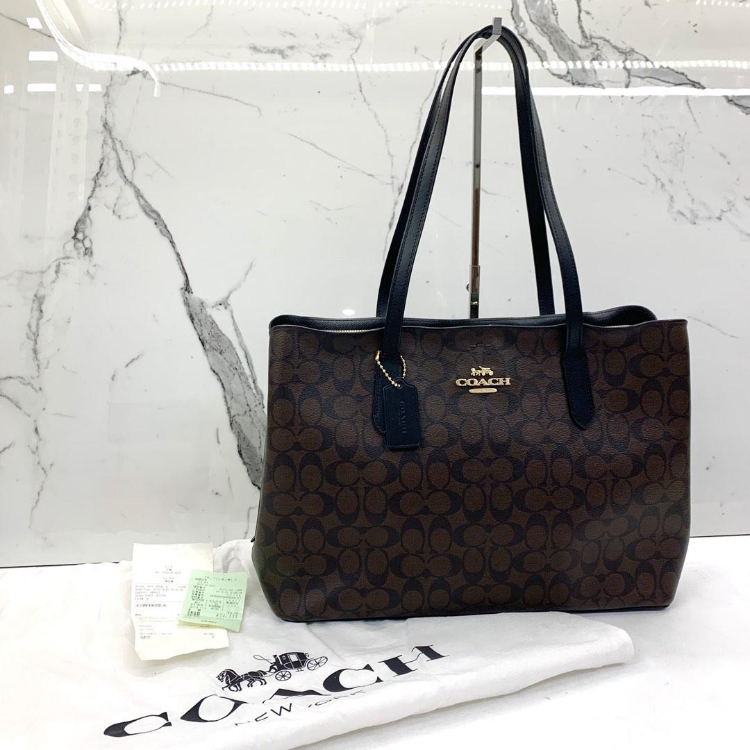 Coach signature avenue tote top