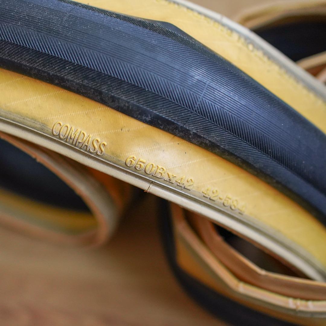 Compass Rene Herse Babyshoe Pass 650B x 42 Folding Tyres