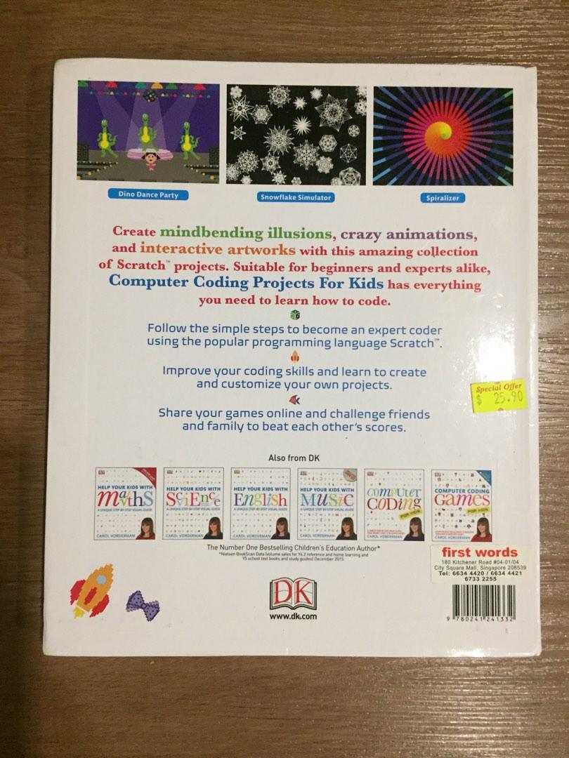 Computer Coding Projects (Category: Children's Books) located in Singapore. Submitted by tradeswapsell (Listing ID 1189090197, Image 2). Description: Selling coz received as gift but we already have a copy. Cash & Collection basis only West Coast Plaza.