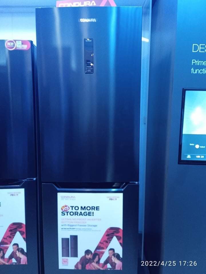 CONDURA BOTTOM FREEZER INVERTER REFRIGERATOR, TV & Home Appliances