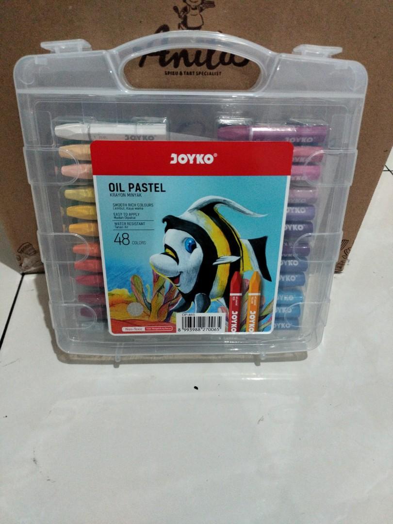 Crayon joyko oil pastel 48 colors, Buku & Alat Tulis, Alat Tulis di