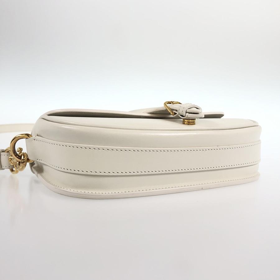 Dior Bobby East West Shoulder Bag Leather White M9327UMOL