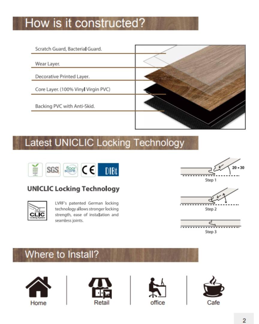 !!DIRECT!! 5mm Leposh LVT Vinyl Flooring better than SPC !! NATURE