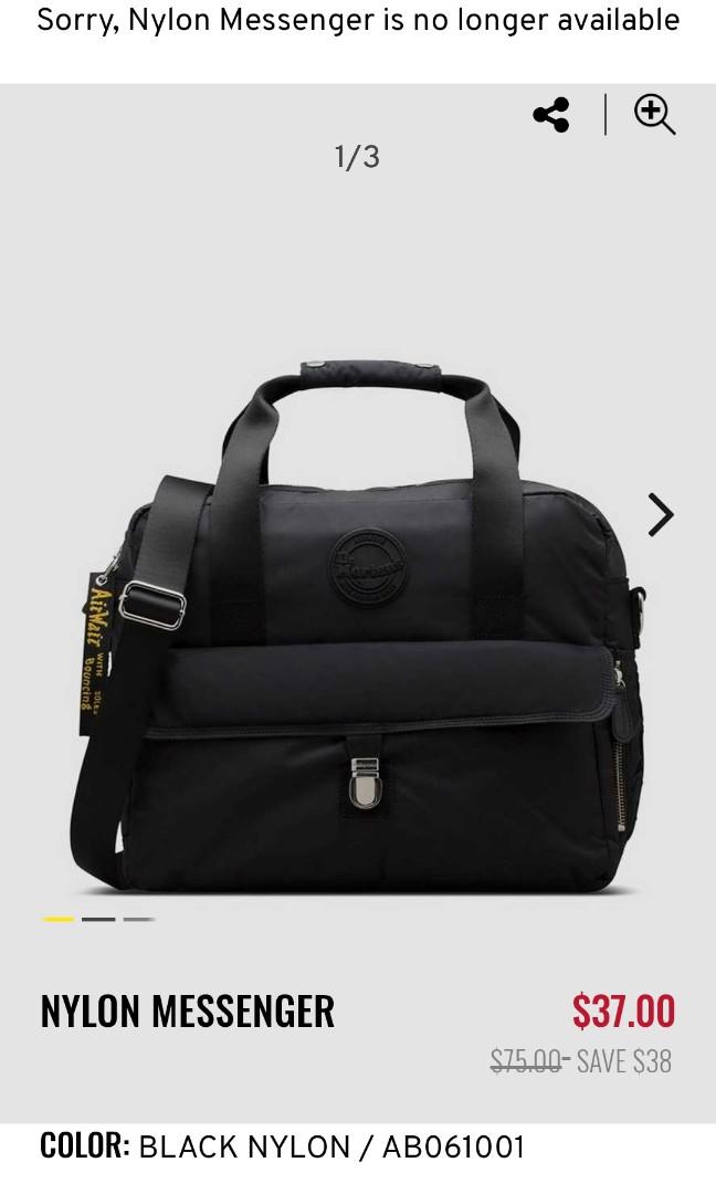 Dr martens nylon messenger hot sale bag