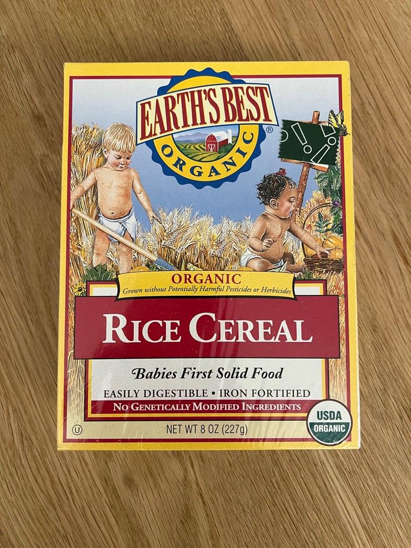 Earth's Best Rice Cereal, 兒童＆孕婦用品, 護理及餵哺, 護理及 ...