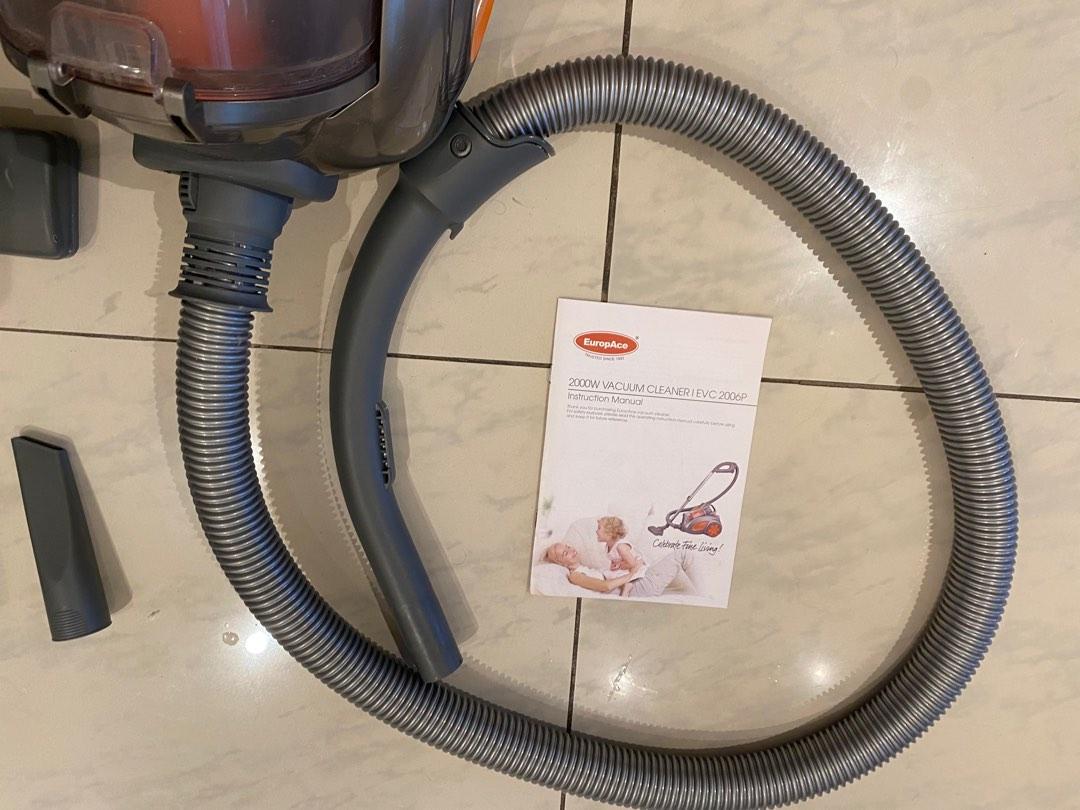 EuropAce multicyclone vacuum 2000W with HEPA filter, TV & Home